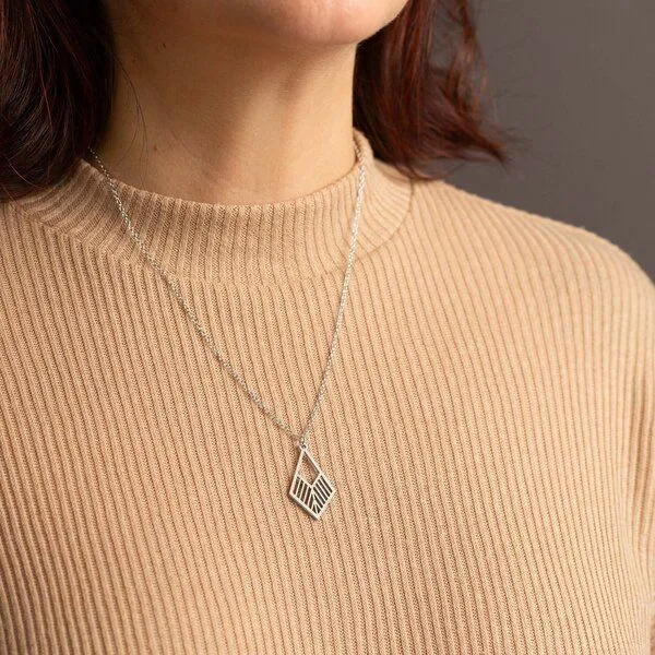 feinformart feinformart Kette mit Holzanhänger 'Tribe', Natur (beige), – Produktbild 5 von 5