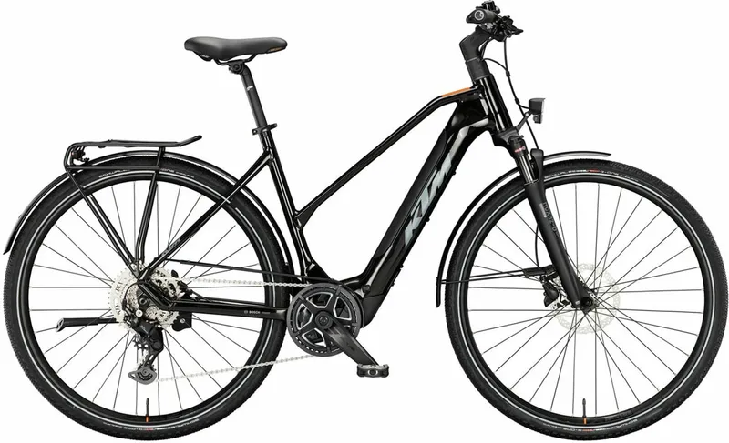 KTM KTM MACINA SPORT SX 20 - 28 Zoll 400Wh 9K Trapez - flaming black (grey+orange), Schwarz, – Produktbild 1 von 1