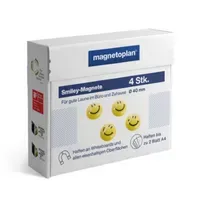 magnetoplan 4 magnetoplan Magnete 'Smiley' Ø 40 mm – Produktbild 3 von 3