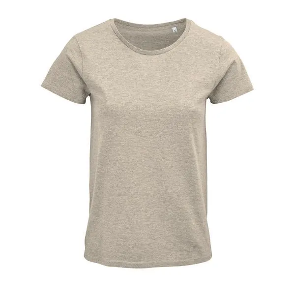 Sol's Sol's Damen T-Shirt Kurzarm Rundhals aus Bio - Baumwolle, Natural, – Produktbild 1 von 3