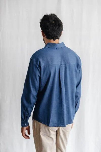 Jyoti - Fair Works Jyoti - Fair Works Bio-Baumwolldenim Hemd Nakshita, Denim, – Produktbild 3 von 4