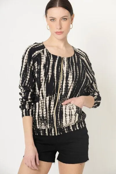 Lovjoi Lovjoi Blouson BOCA, Black batik, – Produktbild 2 von 4