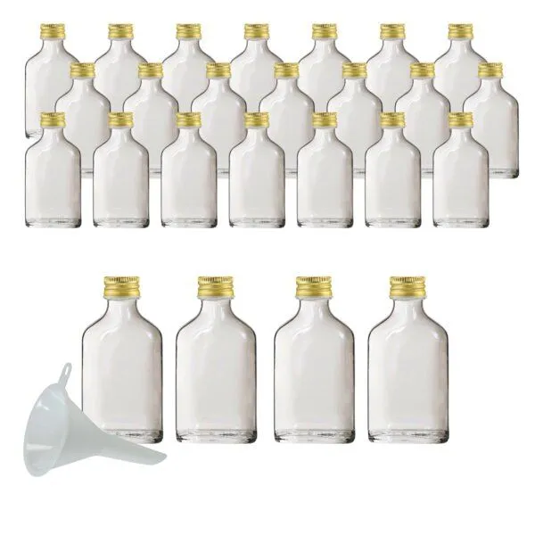 mikken mikken Taschenflaschen 20 ml Flachmann Set mit Trichter – Produktbild 5 von 5