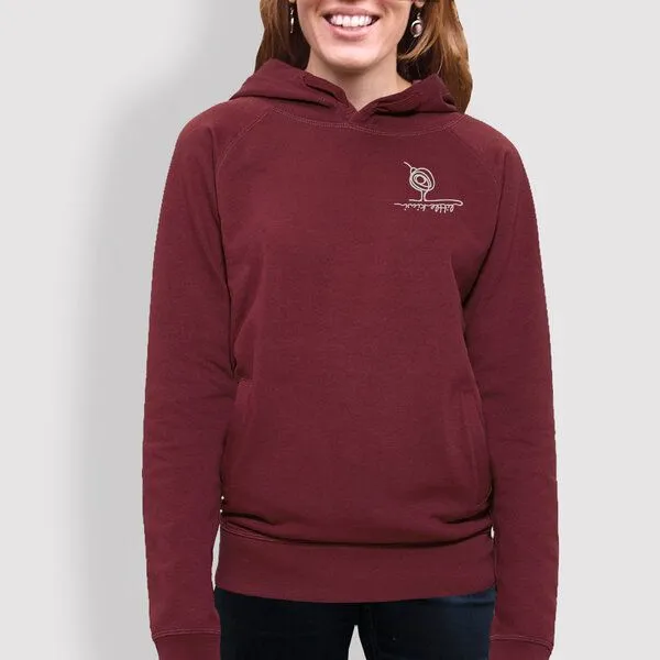 little kiwi little kiwi Damen Hoodie Kleiner Kiwi, Burgundy, – Produktbild 1 von 3