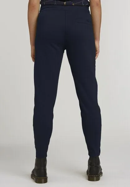 THOKKTHOKK ThokkThokk Damen Jogginghose mit Zipper TT1046 aus Bio-Baumwolle, Dark navy (blau), – Produktbild 3 von 4