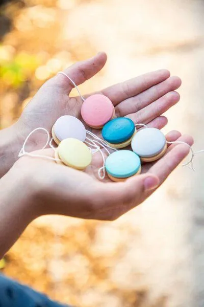 Me&Mine Mini-Jojo aus Holz von Me&Mine, Gelb, – Produktbild 4 von 4