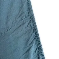 nordery nordery Spannbettlaken - 100% europäisches Leinen - Stonewashed, Graublau (blau), – Produktbild 1 von 1