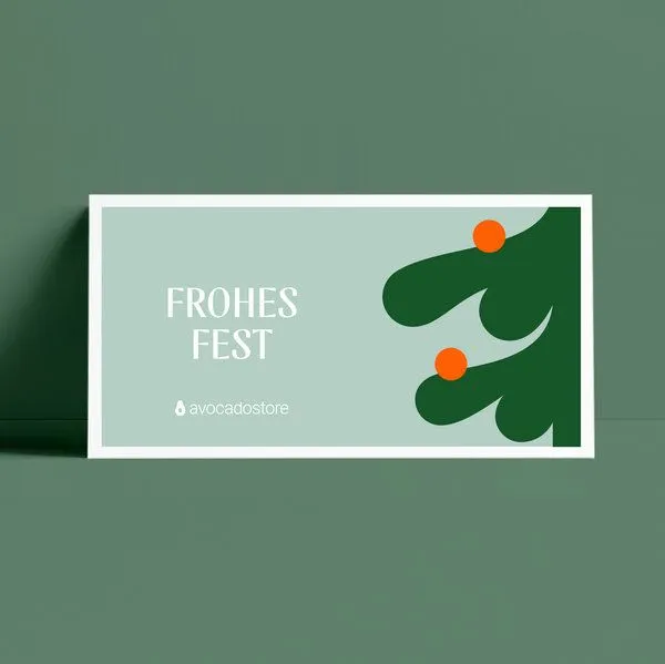 Avocado Store Avocado Store Wunschbetrag Gutschein ab 10€ Frohes Fest – Produktbild 1 von 4