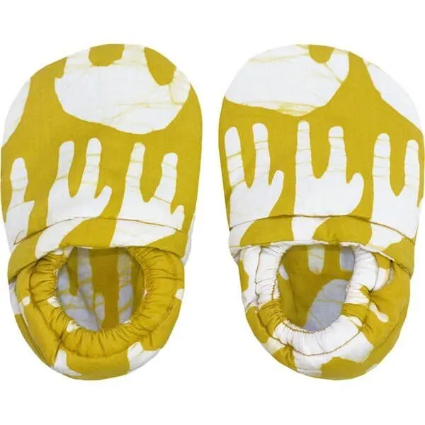 Global Mamas Global Mamas Bio Krabbelschuhe - Sahara - Gelb – Produktbild 1 von 1