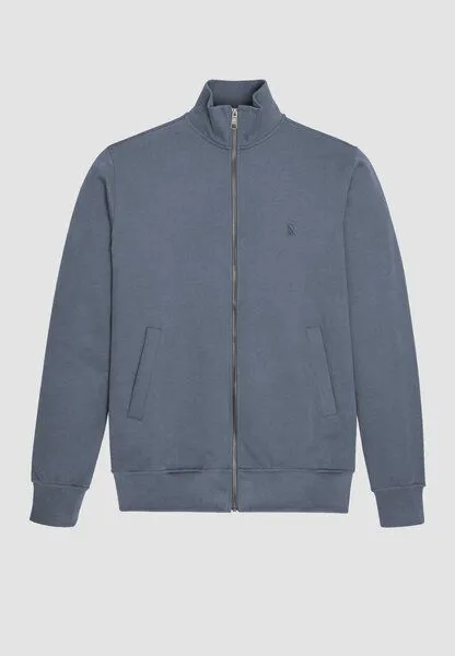 recolution Herren Sweatjacke aus Bio-Baumwolle - CAMPHOR - recolution, Dove blue (blau), – Produktbild 1 von 1