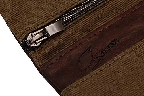 Simaru Simaru Stabile und wasserfeste Tabaktasche "BARREIRO" aus Kork und feinem Oxfordstoff., Natural, – Produktbild 6 von 8