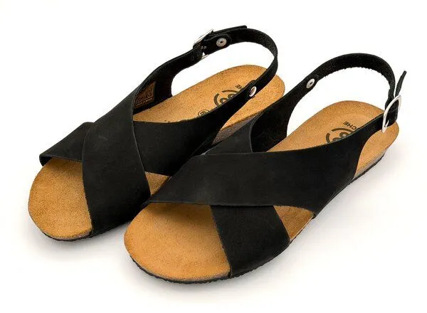 Busche Busche Almeira Slingback Sandale, Schwarz, – Produktbild 1 von 4