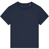 ilovemixtapes ilovemixtapes Nachhaltiges Damen T-Shirt mit Seepferdchen-Motiv – zeitlos, bequem & fair produziert, French navy (dunkelblau), – Produktbild 1 von 1