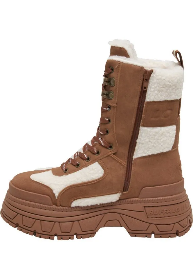 Buffalo Buffalo FUSION COM HI WARM - VEGAN NUBUCK/FUR Stiefel – Produktbild 5 von 5