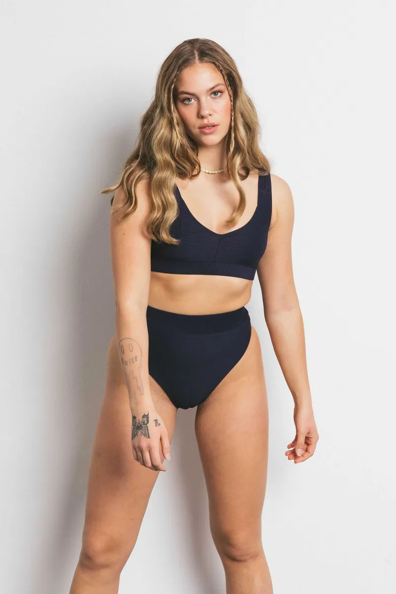 OCEANCHILD OCEANCHILD Damen vegan Bikinioberteil Paloma, Schwarz, – Produktbild 1 von 2