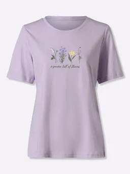 Witt Rundhalsshirt flieder-bedruckt – Produktbild 1 von 1