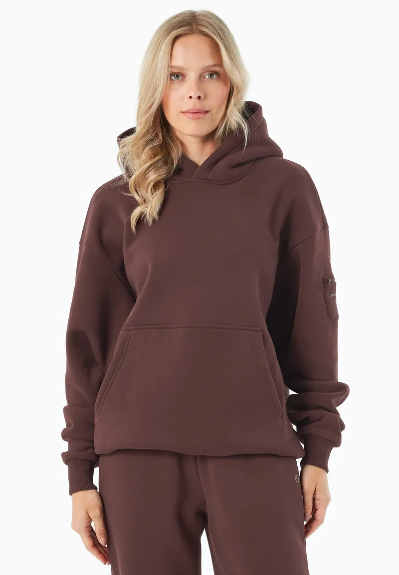 ORGANICATION ORGANICATION Herren vegan Hoodie Harvinn Bitter Chocolate, Braun, – Produktbild 1 von 1