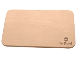 Frühstücksbrettchen aus Buche 250 x 150 x 10 mm, FSC-zertifiziert – Produktbild 1 von 1