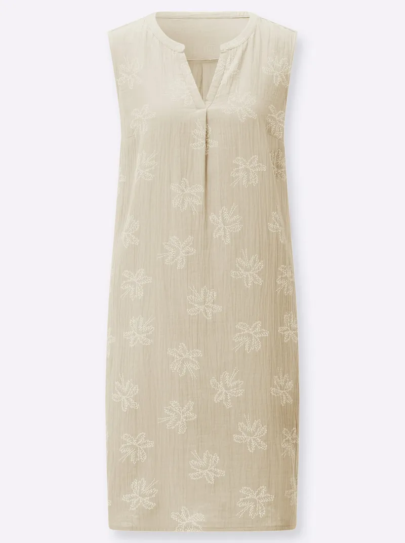 Witt Baumwollkleid, Sand-ecru, – Produktbild 1 von 2