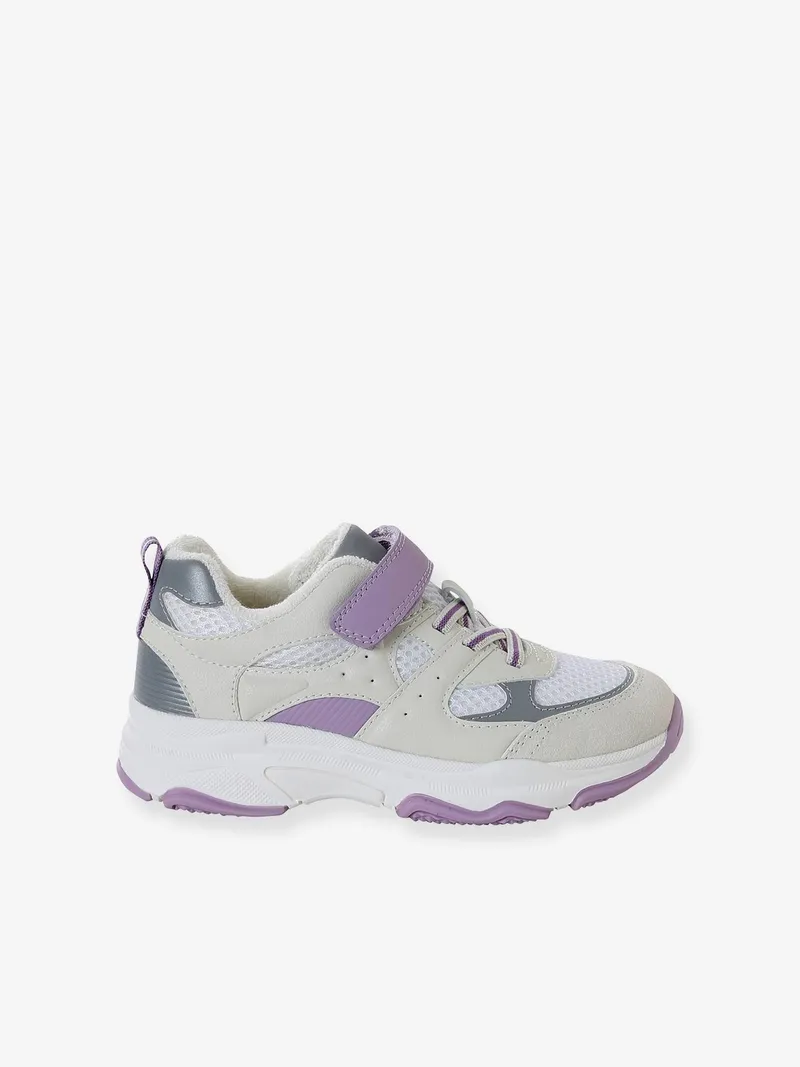 Vertbaudet Vertbaudet Sneakers mit Klettverschluss für Mädchen, Wollweiß, – Produktbild 2 von 4