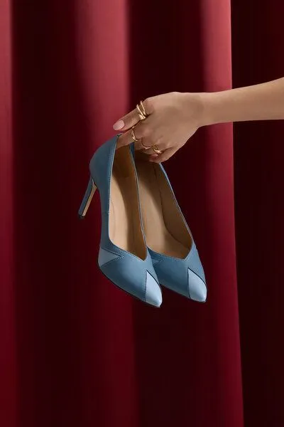 AGAZI AGAZI IVO jeans – vegan heels made from apple and corn leather – Produktbild 1 von 2