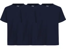 Neutral Neutral 3er-Pack Bio-Unisex-T-Shirt mit Rundhalsausschnitt, navy, Gr. S – Produktbild 1 von 1