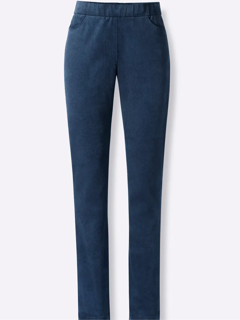 heine Cordhose dunkelblau, Dunkelblau, – Produktbild 1 von 1