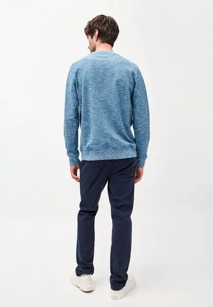 ARMEDANGELS ARMEDANGELS YAARON MELANGE - Herren Sweatshirt aus Bio-Baumwolle, Heritage blue, – Produktbild 2 von 4