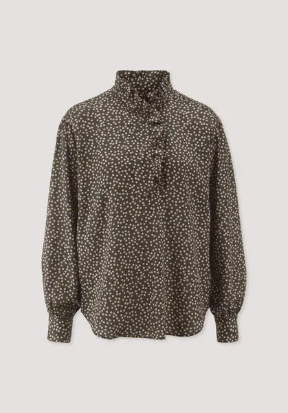 hessnatur hessnatur Bluse Relaxed aus SaXcell®Lyocell, Kakao braun, – Produktbild 4 von 4