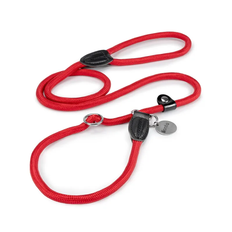 Lionto Lionto Retrieverleine, Hundeleine, Führleine rot 1,2 m, Rot, – Produktbild 1 von 2