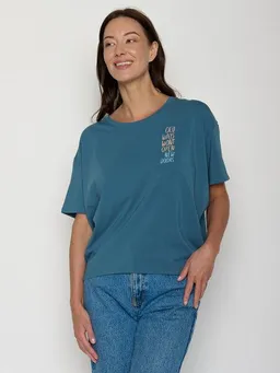 GreenBomb GREENBOMB Old Ways Feel - Lässiges T-Shirt aus Bio-Baumwoll-Mix / hochwertiger Print / GOTS / Fair & Vegan – Produktbild 1 von 1