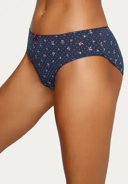 petite fleur by Lascana Jazz-Pants Slips navy, berry – Produktbild 1 von 1