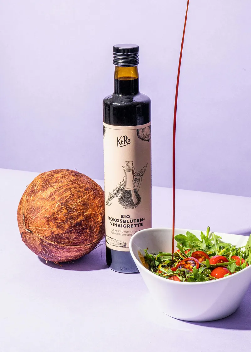 KoRo Bio Kokosblüten Vinaigrette 500 ml – Produktbild 1 von 5