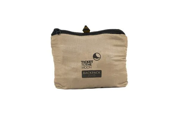 Ticket to the Moon Ticket to the Moon Ultraleicht Rucksack "Backpack Plus" (25l) aus upcyceltem Nylon, Ice brown, – Produktbild 4 von 4