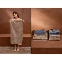 Yumeko Handtücher Velours 50x100 - 2 Stk. "Yumeko" aus Bio-Baumwolle, Classic taupe, – Produktbild 1 von 1