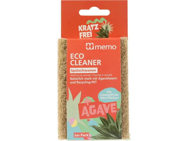 Memo memo Spülschwämme mit Naturfasern, 2 Stk. – Produktbild 1 von 1