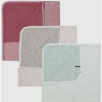 OrganicEra Baby-Decke 'OrganicEra' aus Bio-Baumwolle, Rose melange (rose), – Produktbild 1 von 1