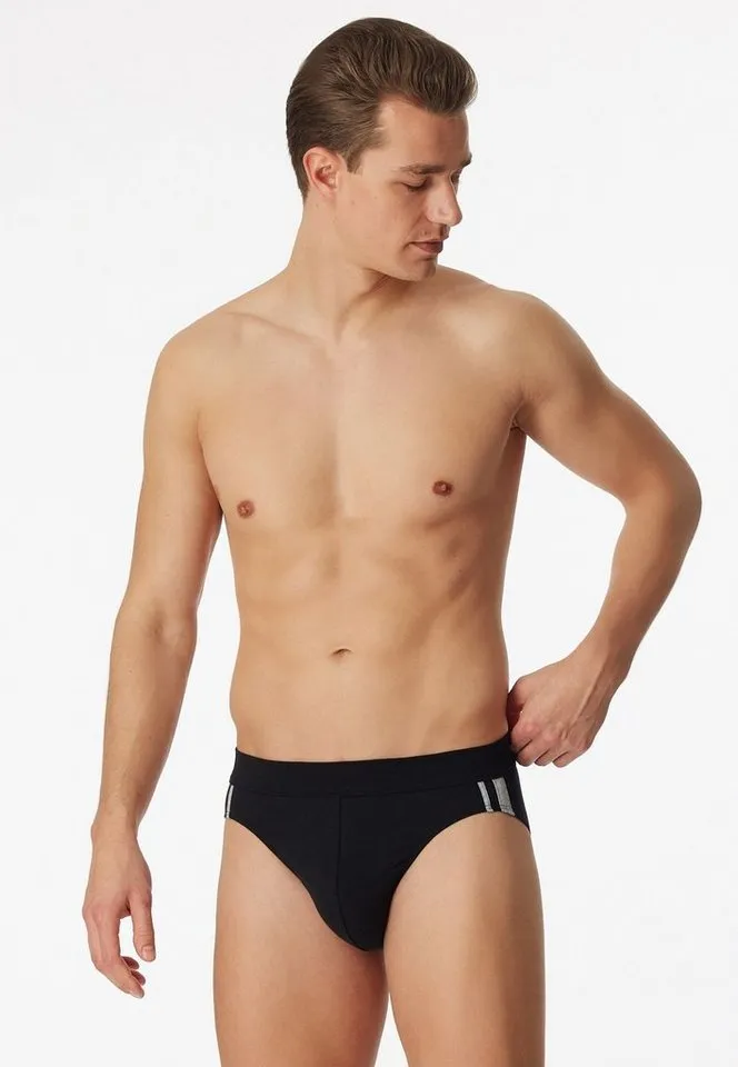 Schiesser Schiesser Slip, Schwarz, – Produktbild 2 von 5