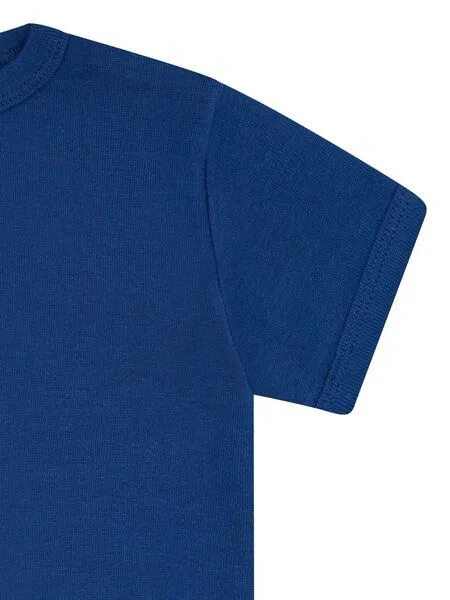 loud + proud loud + proud Babys & Kinder T-Shirt uni GOTS-zertifiziert, Ultramarineblau), – Produktbild 2 von 2