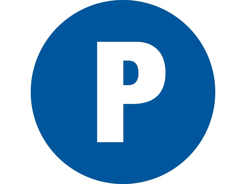 Exacompta Exacompta Hinweisschild "Privatparkplatz" 700µ, PP, Ø 30 cm – Produktbild 1 von 1