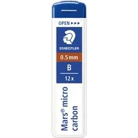 Staedtler STAEDTLER Ersatzminen für Druckbleistifte 'Mars micro carbon' Ø 0,5 mm, 12 Stk., B – Produktbild 1 von 1