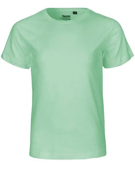 Neutral Neutral® Kinder T-Shirt von Neutral, Dusty mint, – Produktbild 1 von 4