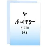 Bow & Hummingbird Bow & Hummingbird Mini-Grußkarte Happy Birthday – Produktbild 1 von 1