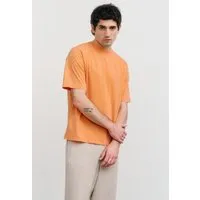 Rotholz Rotholz Herren vegan T-Shirt Breiter Kragen Faded Orange – Produktbild 1 von 1
