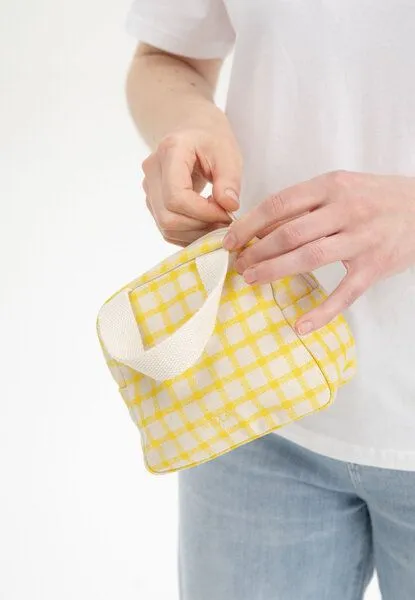 MELA MELA Organizer Tasche klein SHAILA + Daisy Socken Bundle, Summer grid / daisy, – Produktbild 4 von 4