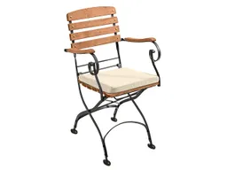 Rondo Auflage für Gartensessel 'Maja' 41 x 42 x 4,5 cm, Bezug aus Polyester, natur – Produktbild 1 von 1