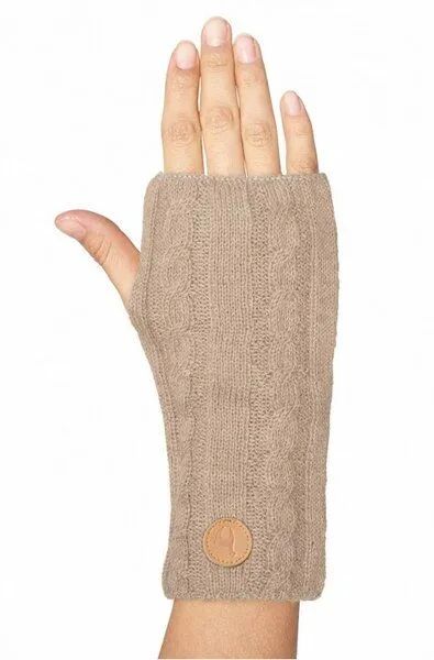 Apu Kuntur Apu Kuntur Alpaka Pulswärmer SUAVE wendbar aus 100% Baby Alpaka, Sand, – Produktbild 1 von 1