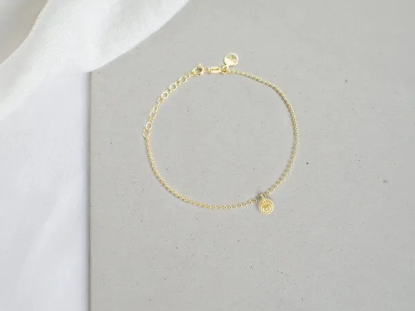 renna deluxe renna deluxe Armband mit Hund Anhänger | Kugel Armband Sterling Silber Gold, Silber, – Produktbild 2 von 4