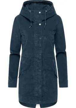 ragwear ragwear Kurzmantel Cannas Cordy YOUMODO Übergangsmantel in Kord-Optik mit Kapuze – Produktbild 1 von 1
