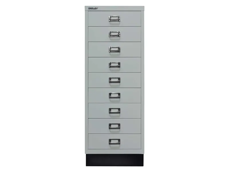 Bisley Bisley Schubladenschrank "MultiDrawer" DIN A3 mit 9 Schubladen lichtgrau – Produktbild 1 von 1